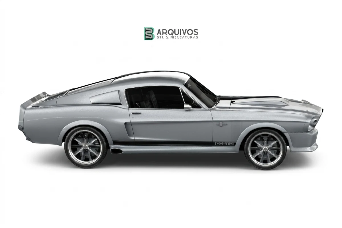 Modelo 3D STL - Ford Shelby GT500 Eleanor 1967 — foto 3